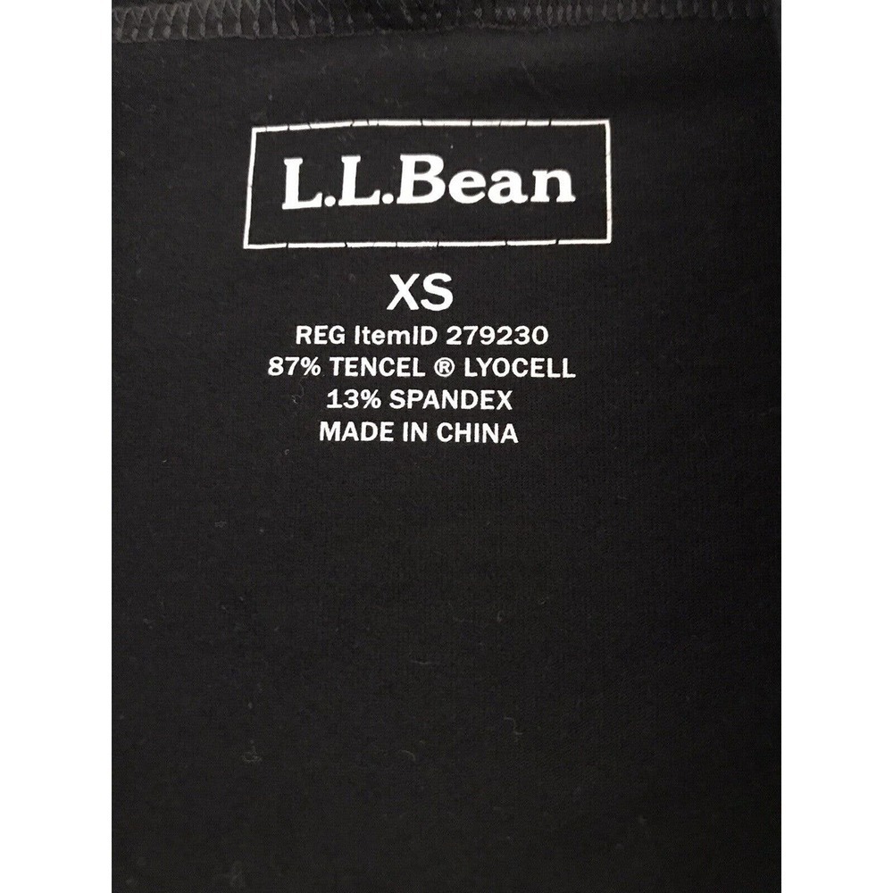 L.L Bean | Open Front Cardigan Womens XS Black Long Sleeves Stretch - Picture 8 of 8